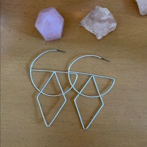 Free people geometric earrings
